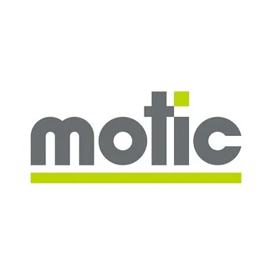 Logo de Motic, cliente de Leandro Galicia